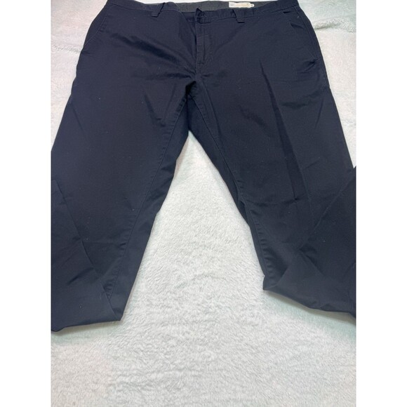 Volcom VMONTY Chino Flat Front Pants Men's 40 Black Straight Leg - Picture 1 of 16